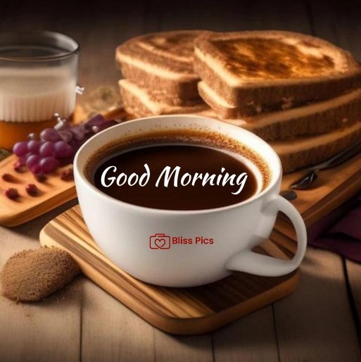 black coffee and toast with fruits breakfast black coffee and toast with fruits breakfast - good morning images with coffee