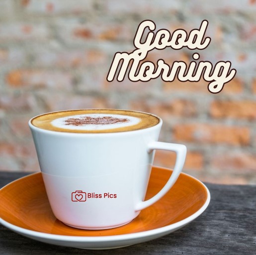 coffee cup with orange saucer coffee cup with orange saucer - good morning images with coffee
