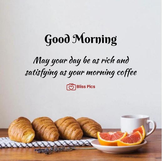 croissant coffee and fruits breakfast croissant coffee and fruits breakfast - good morning images with coffee